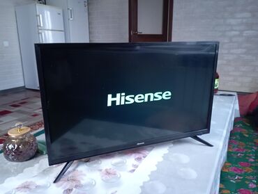 Телевизоры: Телевизор Hisense, абалы жакшы,дюм 32, интернети жок,баасы 6000