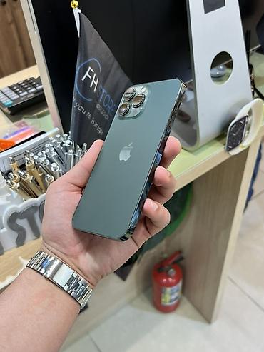 iphone 13 pro max bakida qiymeti: IPhone 13 Pro Max, 256 GB, Alpine Green, Face ID — 6