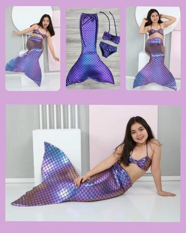 Kupaći kostimi: 🧜🏼‍♀️ Sirena trodelni kupaći kostimi 🥰 Veličine od 2 do 14 godina — 6