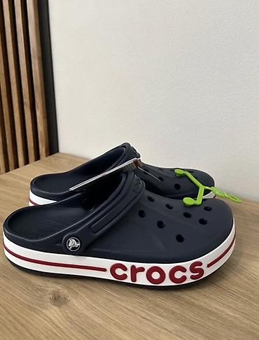 crocs 36: Мужские сандалии, 39.5, 39, 40, Crocs, Новый, цвет - Синий, Платная доставка, Самовывоз — 1