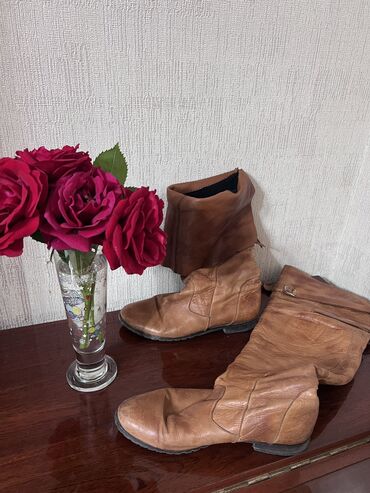 Tuflilər: Tuflilər, Ölçü: 37, rəng - Qəhvəyi, İşlənmiş — 6