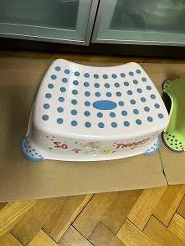 Ostali dečiji nameštaj: Dečiji dvostepenička/klupica za penjanje - Stabilna plastična klupica — 17