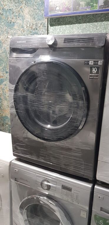 Şəxsi qulluq: Samsung önyükləməli paltaryuyan maşın - Rəng: tünd boz (inox) - Ön