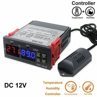 домашний инкубатор: Nəmişlik ve istilik tenzimleyici stc-3028 🔹2 ekranlidir 🔹12v və 220v