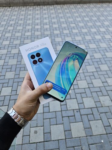 Honor: Honor X8a, 128 GB, rəng - Göy, Barmaq izi, Face ID