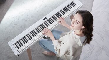 фортепиано ош: Продаю пианино электрическое новое в упаковке цена 12500сом. цвет