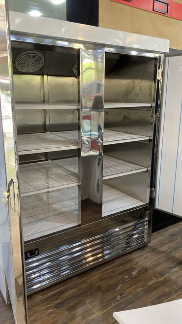 Gözəllik və estetika avadanlığı: Paslanmayan poladdan hazırlanmış sənaye tipli soyuducu şkaf - Ön