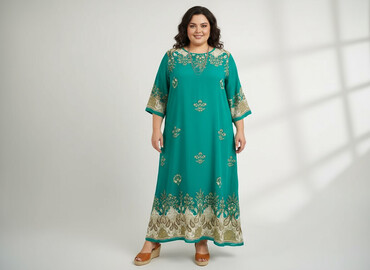 sukienki wieczorowe size plus: Women`s dress, size 4XL