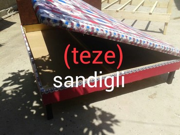 Çarpayılar: Taxt sandigli teze tam mohkem 2 neferlik taxtadan qupqa bas terefleri — 1