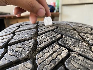 daewoo lanos 1: Шины 225 / 45 / R 17, Зима, Б/у, Комплект, Легковые, Michelin — 5