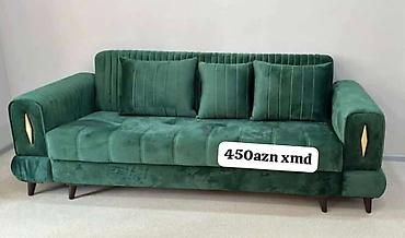 a class mebel: Mebel növü: Divan - Rəng: Zümrüd-yaşıl - Material: Yumşaq — 1