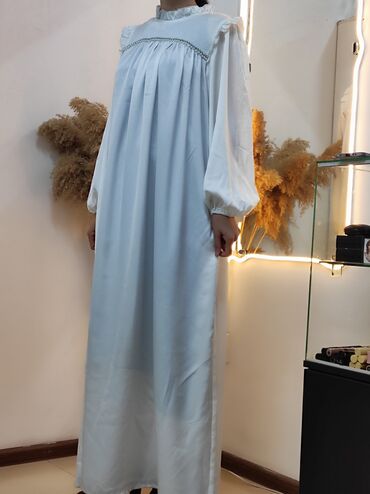 mechta shop kg: Повседневное платье, Made in KG, Лето, Длинная модель, Шелк, One size