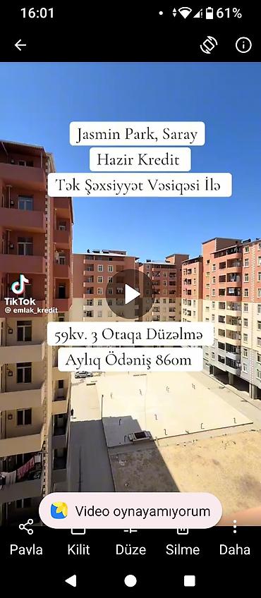 Jasmin Park, Saray yaşayış kompleksi – hazır kreditlə, tək şəxsiyyət