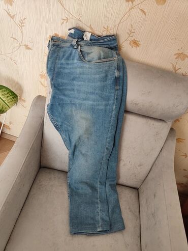qaqa stili şalvar: Классические Мужские брюки, Zara, 3XL (EU 46), цвет - Синий