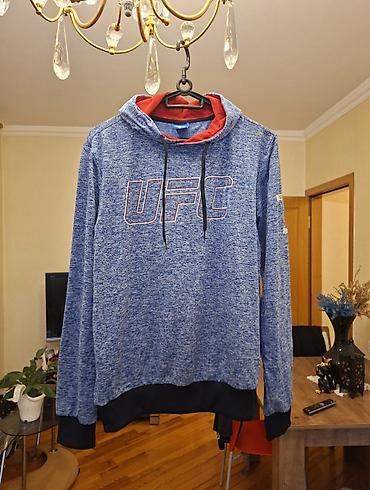 kişi geyimi: Svitşot, Ufc, L, rəng - Mavi — 1