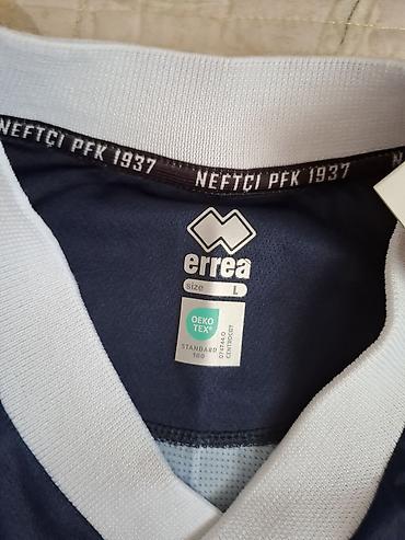 Kişi geyimləri: Futbolka, Errea, L, rəng - Göy — 3