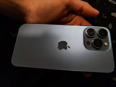 корпоративная сим: IPhone 13 Pro Max, Б/у, 256 ГБ, Синий, Зарядное устройство, Защитное стекло, Чехол, 93 %