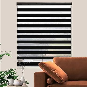 Jalüzlər: Zebra jalüz pərdələr - İkiqat qatlı zebra sistemi: şəffaf və qaranlıq — 10