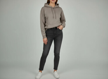 bluzy ze śmiesznym napisem: Bluza z kapturem damska, rozmiar XS