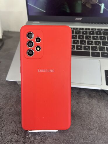 Samsung: Samsung Galaxy A52, Б/у, 128 ГБ, цвет - Белый, 2 SIM