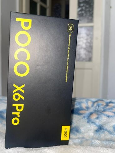 Poco: Poco X6 Pro 5G, Б/у, 256 ГБ, цвет - Черный, 1 SIM, 2 SIM