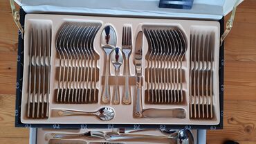 Süfrə ləvazimat dəstləri: Qaşiq çengel desti 72pr.üç mertebeli Hər hansı bir keyfiyyətli qızıl — 3