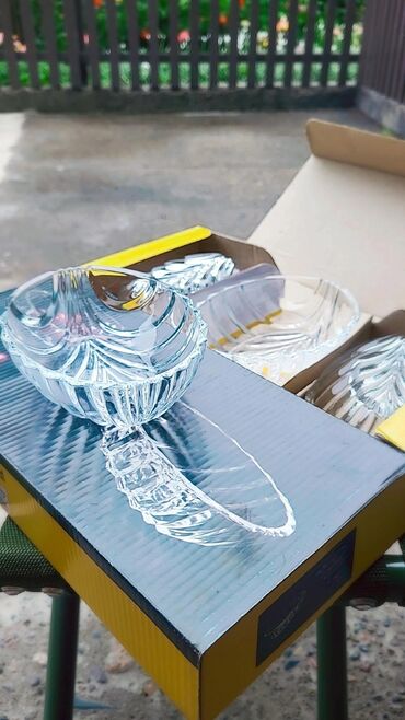 Посуда: Новая посуда!!! набор на 6 персональный ещё 2 набора стеклянные — 12