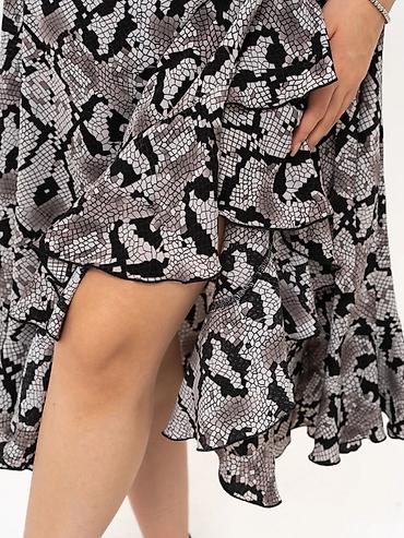 Повседневные платья: Повседневное платье, Made in KG, Лето, Длинная модель, Вискоза, На запах, Все размеры — 7