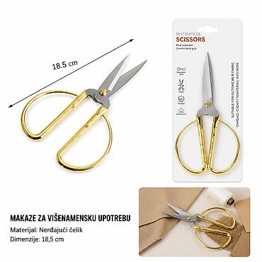 KMT Zlatna makaze 5406950 Višenamenske makaze sa zlatnim ručkama