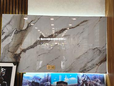 Mərmər effektli PVC panellər: Böyükformat mərmər effektli keramika plitəsi - Ölçü: təxmini — 1