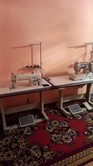 Tikiş maşınları: Peşəkar tikiş avadanlıqları komplekti Tərkib: - DİT (DOIT) sənaye düz — 6