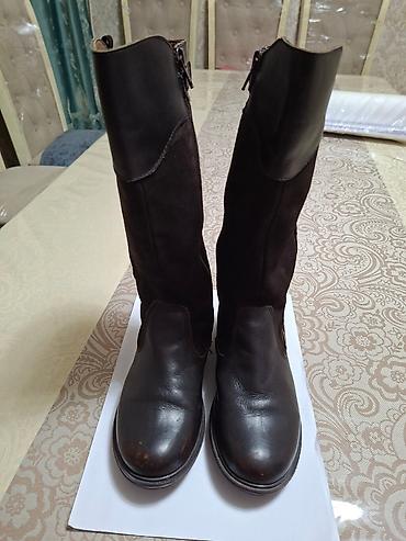 Детская обувь: Балетки и сапоги для девочки 1) Темно-синие балетки H&M - — 3