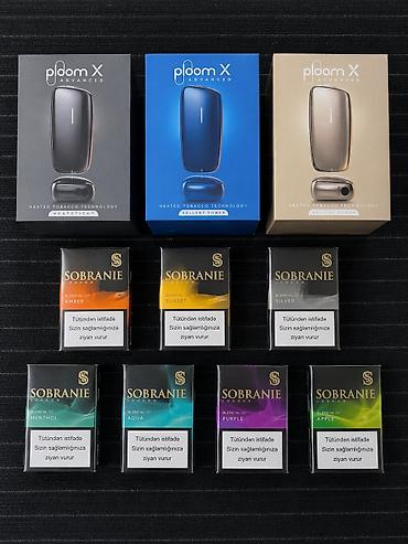 Şəxsi əşyalar: Məhsul: Ploom X Advanced cihazları və Sobranie tütün stikləri 4 packa — 1