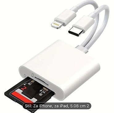 playstation igre: Čitač memorijskih kartica za iPhone/iPad – Lightning i USB‑C konekcija — 1