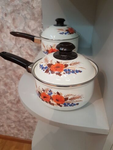 Qazanlar: Qazan, rəng - Ağ, 2,5 bucket volume l — 4