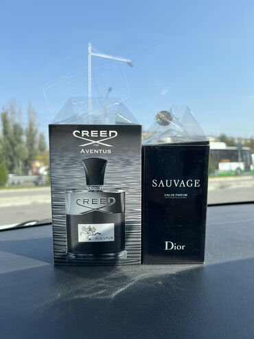 мужские парфюмерия: Creed Aventus 120 ml, DIOR Sauvage 100 ml, Срочно продаю. Не