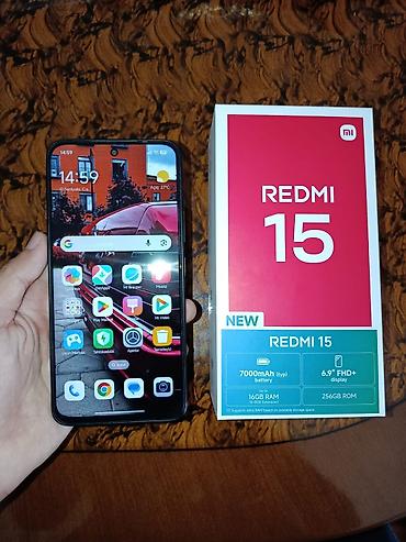 ikinci əl iphone 16 pro max: Redmi 256 GB, rəng - Qara, İki sim kartlı — 3