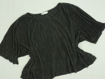 czarne bluzki basic z długim rękawem: Bluzka damska, rozmiar S
