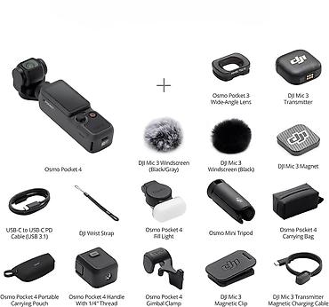 dji pocket: Osmo Pocket 4 Creator Combo-premium versiya 2 aydır almışam 10-15 dəfə — 5