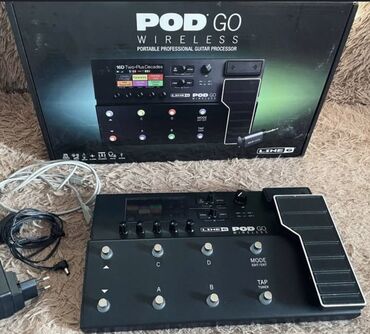 gitara ucun pedal: Продаю свой гитарный процессор Line 6 POD GO Wireless. Состояние