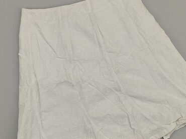 biała spódnice dżinsowe: Skirt, Bonmarche, L (EU 40), condition - Good