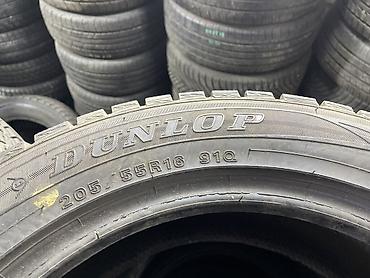 55: Шины 205 / 55 / R 16, Зима, Б/у, Комплект, Легковые, Япония, Dunlop — 3