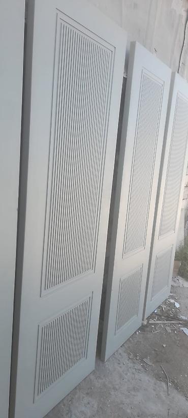 MDF dekorativ qapı panelləri – boz rəng - Material: yüksək sıxlıqlı — 9