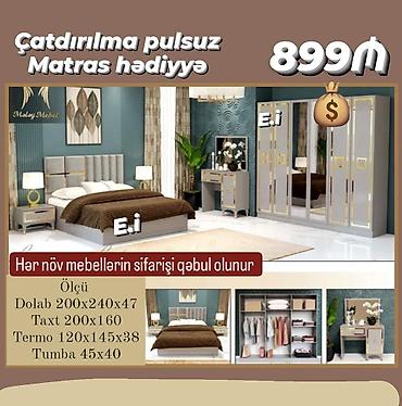 taxta stol stullar: İkinəfərlik çarpayı, Yeni — 1
