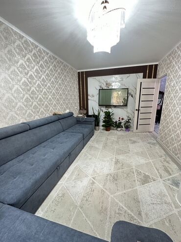 долгосрочные квартиры в аламедин 1: 3 бөлмө, 60 кв. м, 105-серия, 2 кабат, Дизайнердик ремонт
