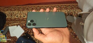 Apple iPhone: IPhone 11 Pro, Б/у, 64 ГБ, Зеленый, Защитное стекло, 70 % — 2