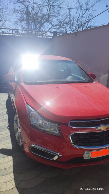 haciqabul chevrolet: Chevrolet Cruze: 1.4 l | 2015 il | 130000 km Sedan