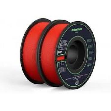 hp printer: AnkerMake PLA+ US Red V6110191 1.75 mm 2×1 kq Qırmızı 3D Printer — 1