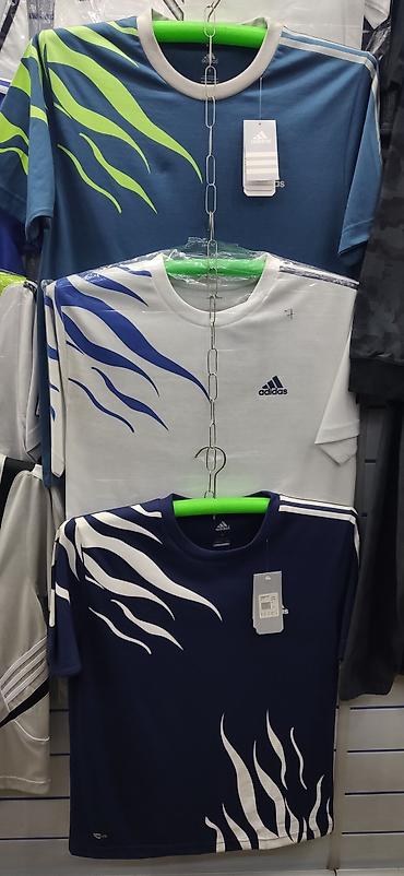 Футболки: Мужская футболка, 7XL, 5XL, S, Adidas, Новый, цвет - Белый, Платная доставка — 18