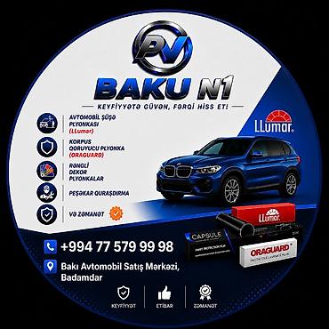 Автоуслуги: PV BAKU N1 – avtomobil üçün plyonka və vinil çəkilməsi Xidmətlər: - — 2